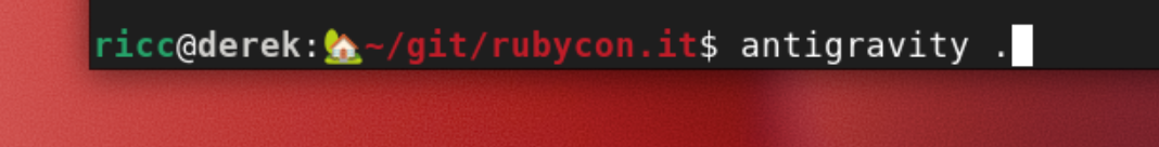 Antigravity terminal