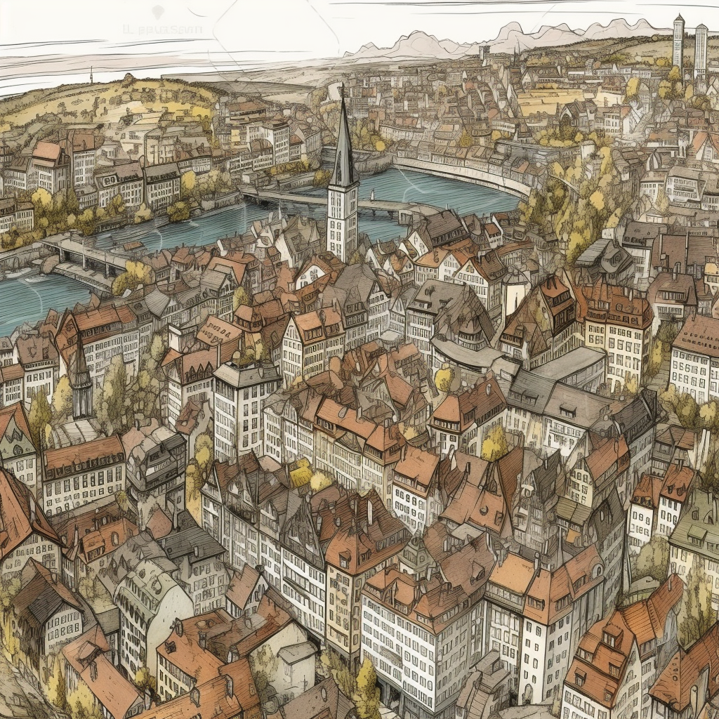 PalladiusPacans_cartoon169aerial_view_of_Zurich_Switzerland_a077692b-41fd-4a5e-b235-33b95fc468cd