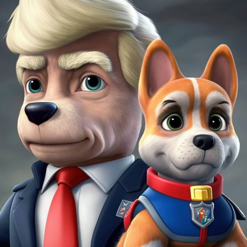 PalladiusPacans_paw_patrol__cartoon_meets_Donald_Trump_realisti_cbeb2cf3-421c-4557-9d2f-979c1b322c7a